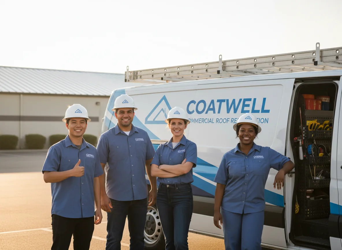 Commercial roof coating company in Menno, SD